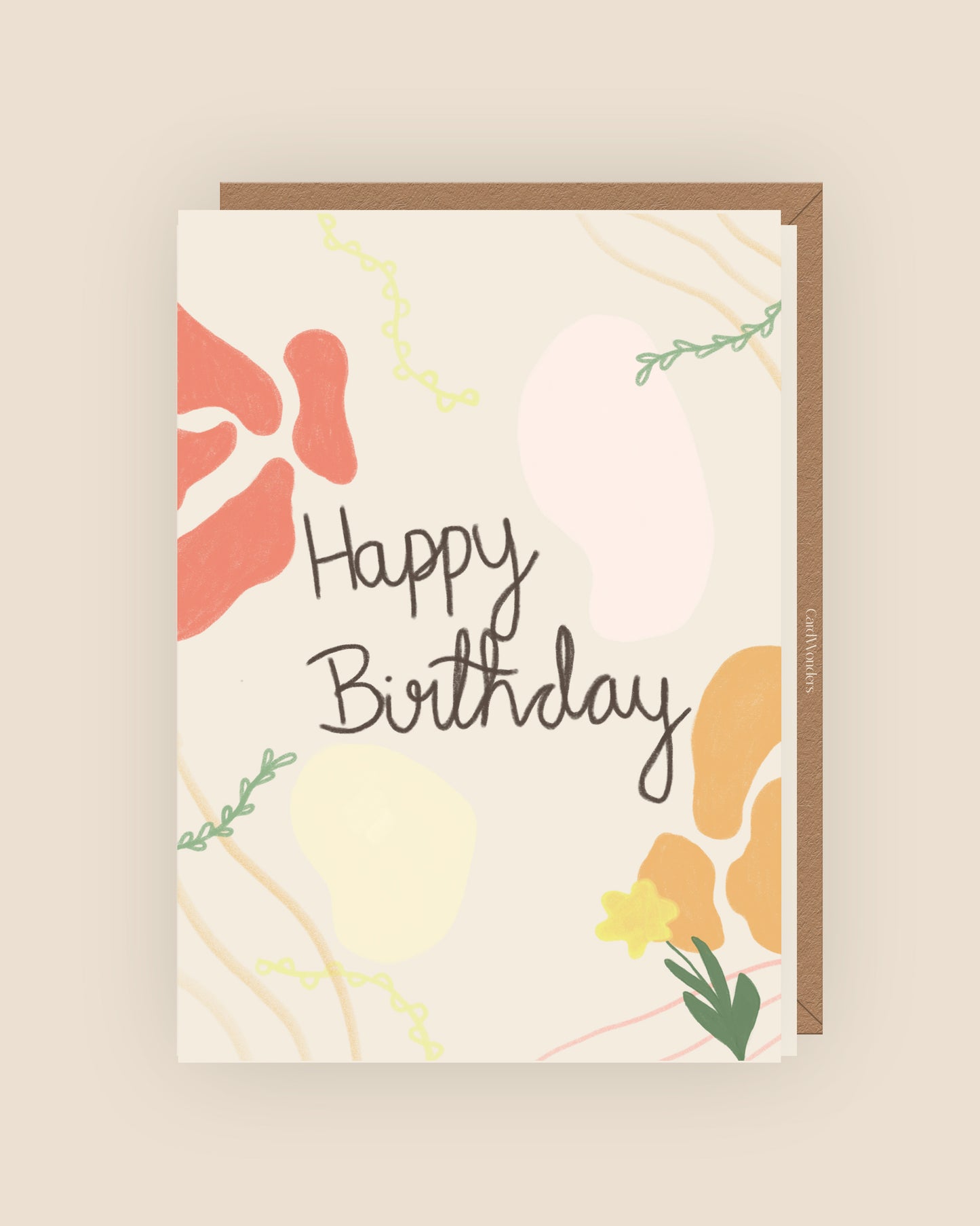 Birthday card Happy Bouquet