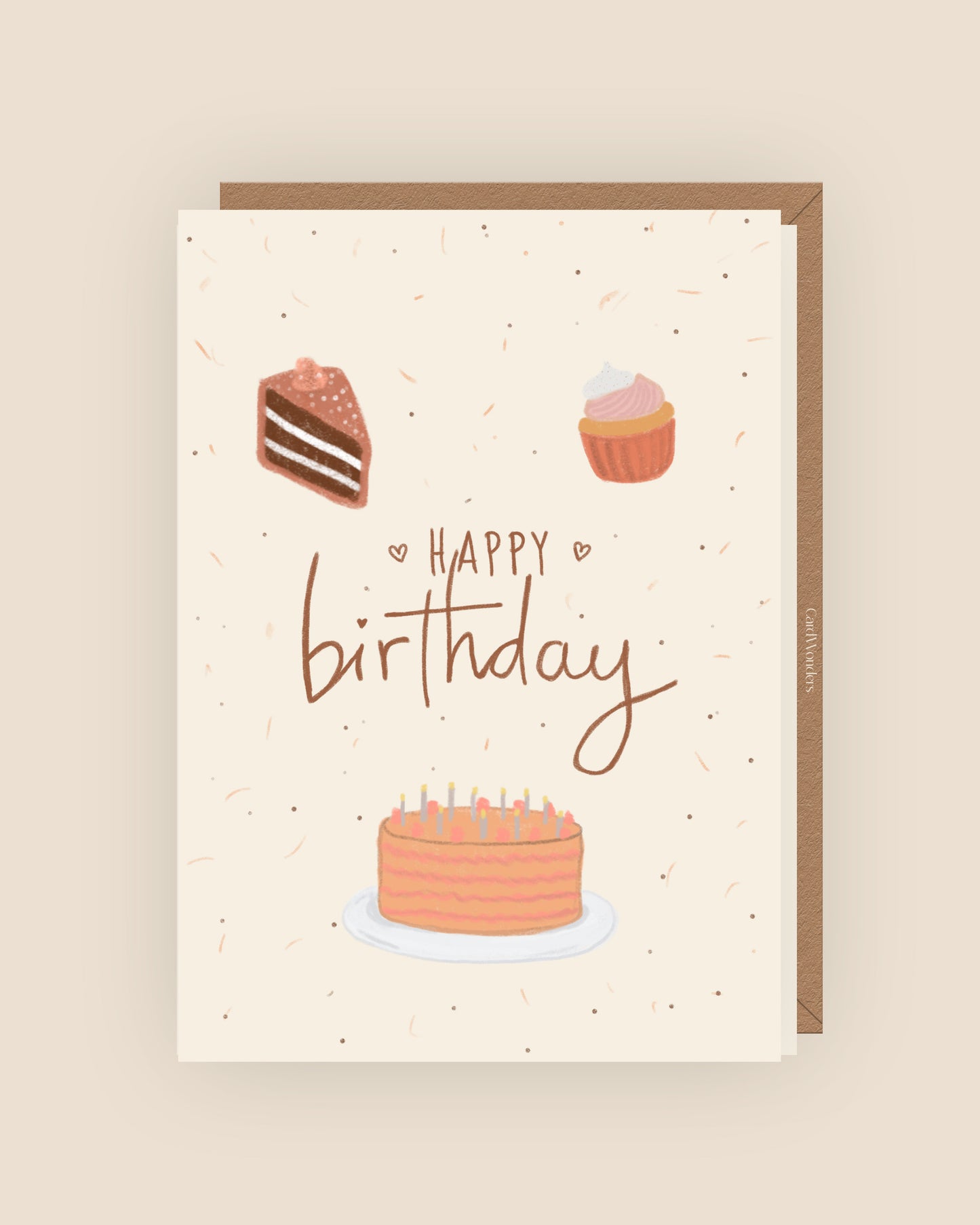 Birthday card Happy Pastries