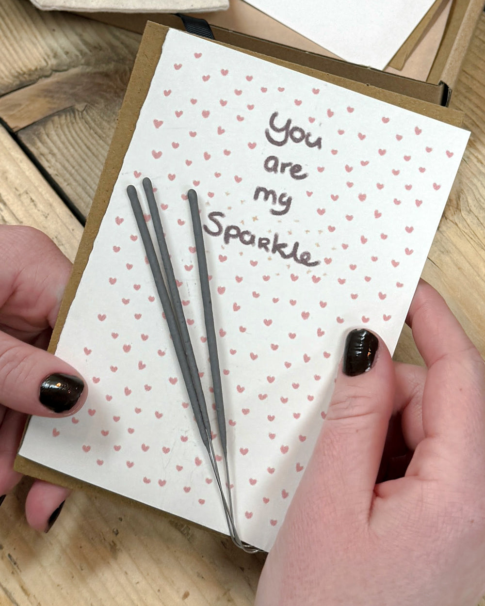 Valentine's Day Card You are my Sparkle with Stars✨