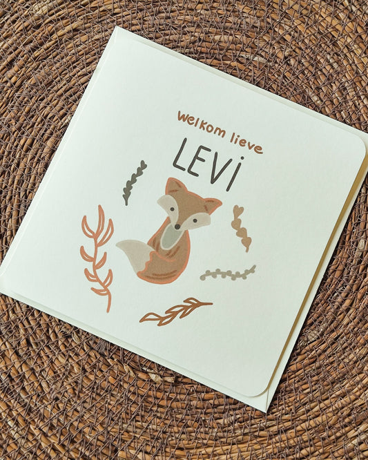 Geboortekaartje Vosje 🦊