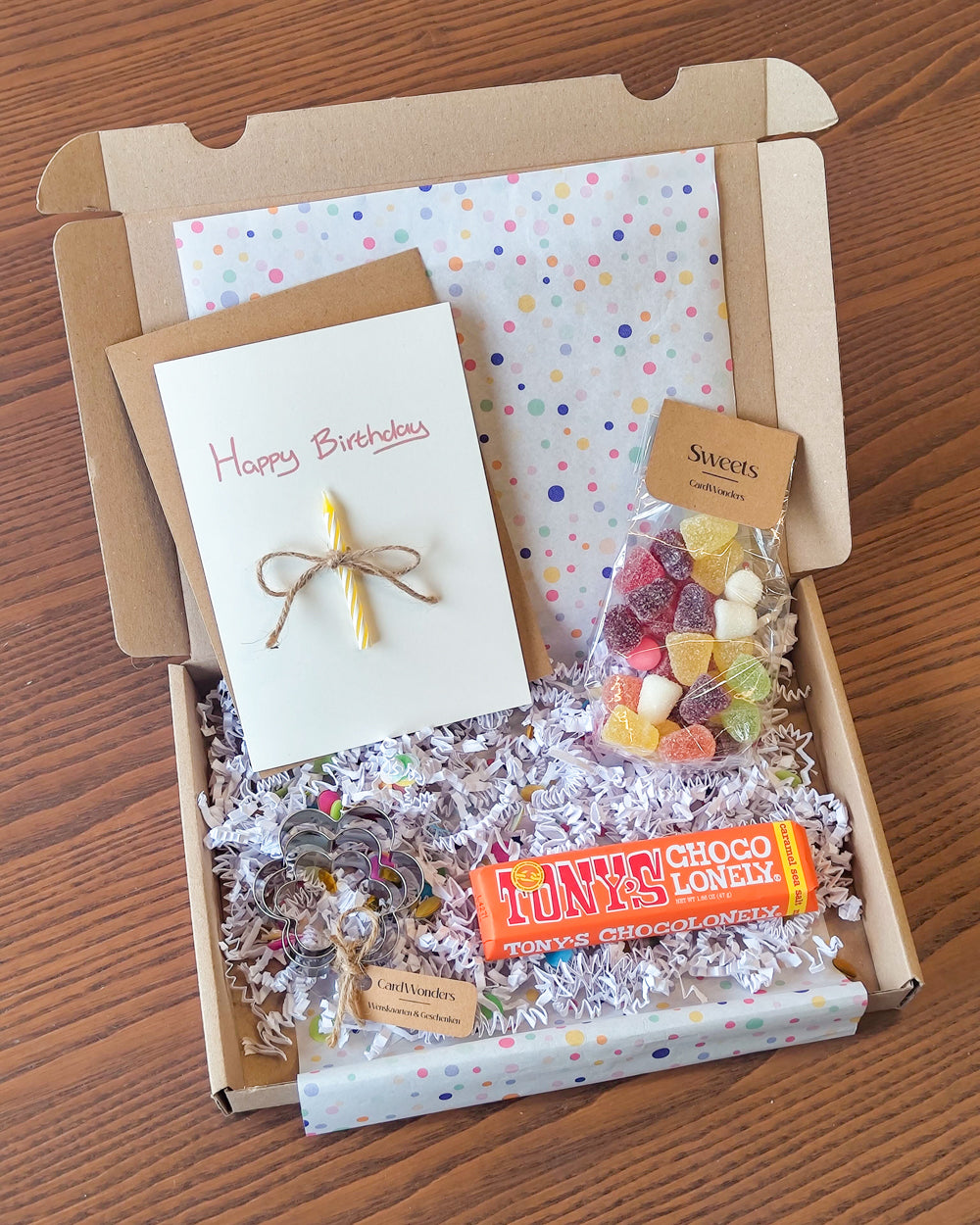 Verjaardag Cadeaupakket Koekvormpjes