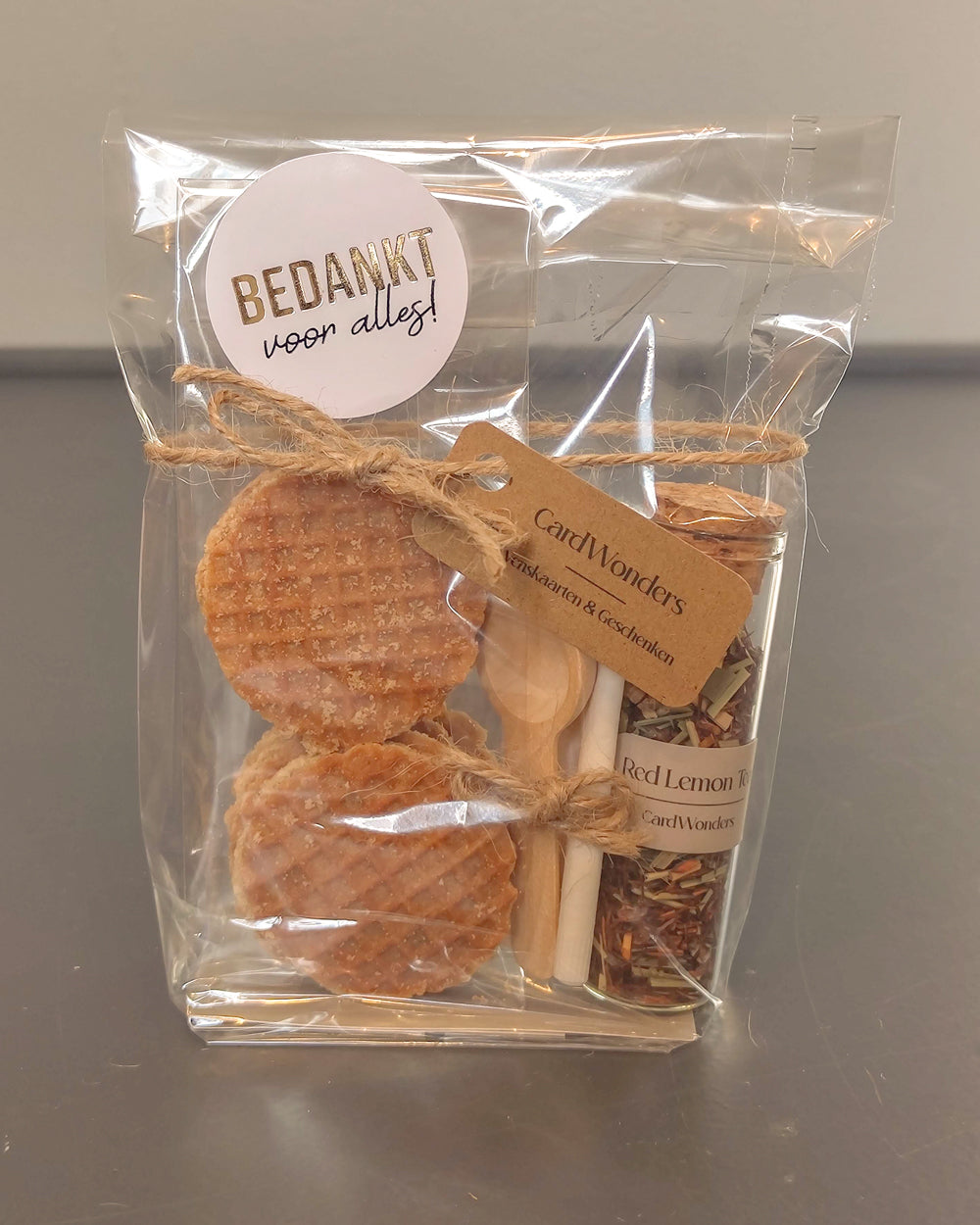 origineel bedankt cadeautje klein thee