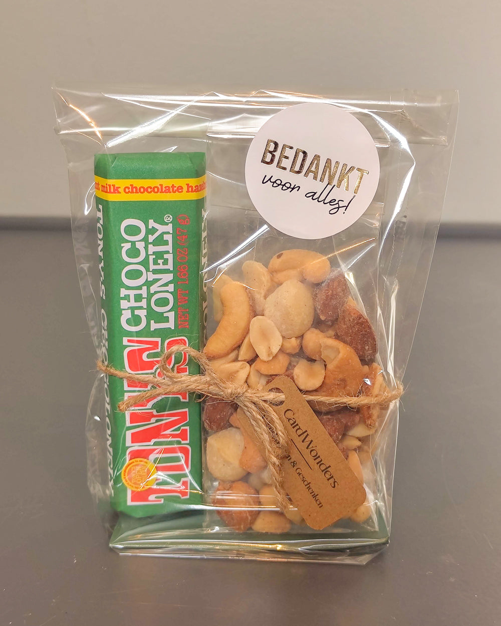 Bedankt cadeautje Nootjes