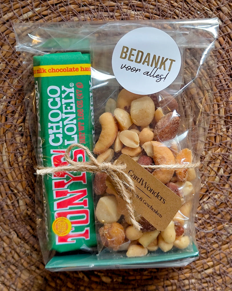 Bedankt cadeautje Nootjes