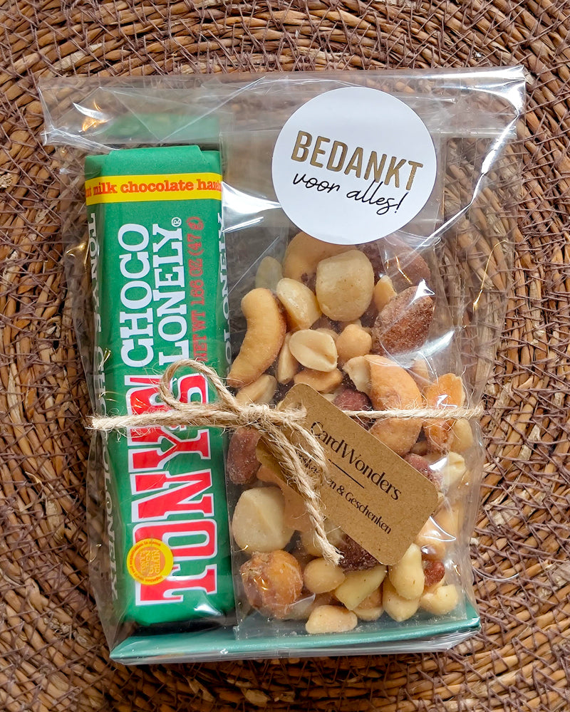 Bedankt cadeautje Nootjes