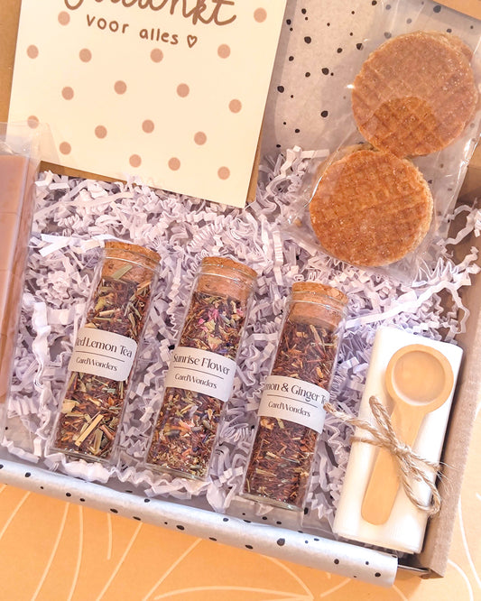 Bedankt cadeaupakket thee