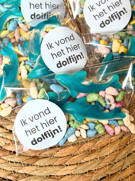 Traktatie Afscheid Ik vond het hier Dolfijn🐬