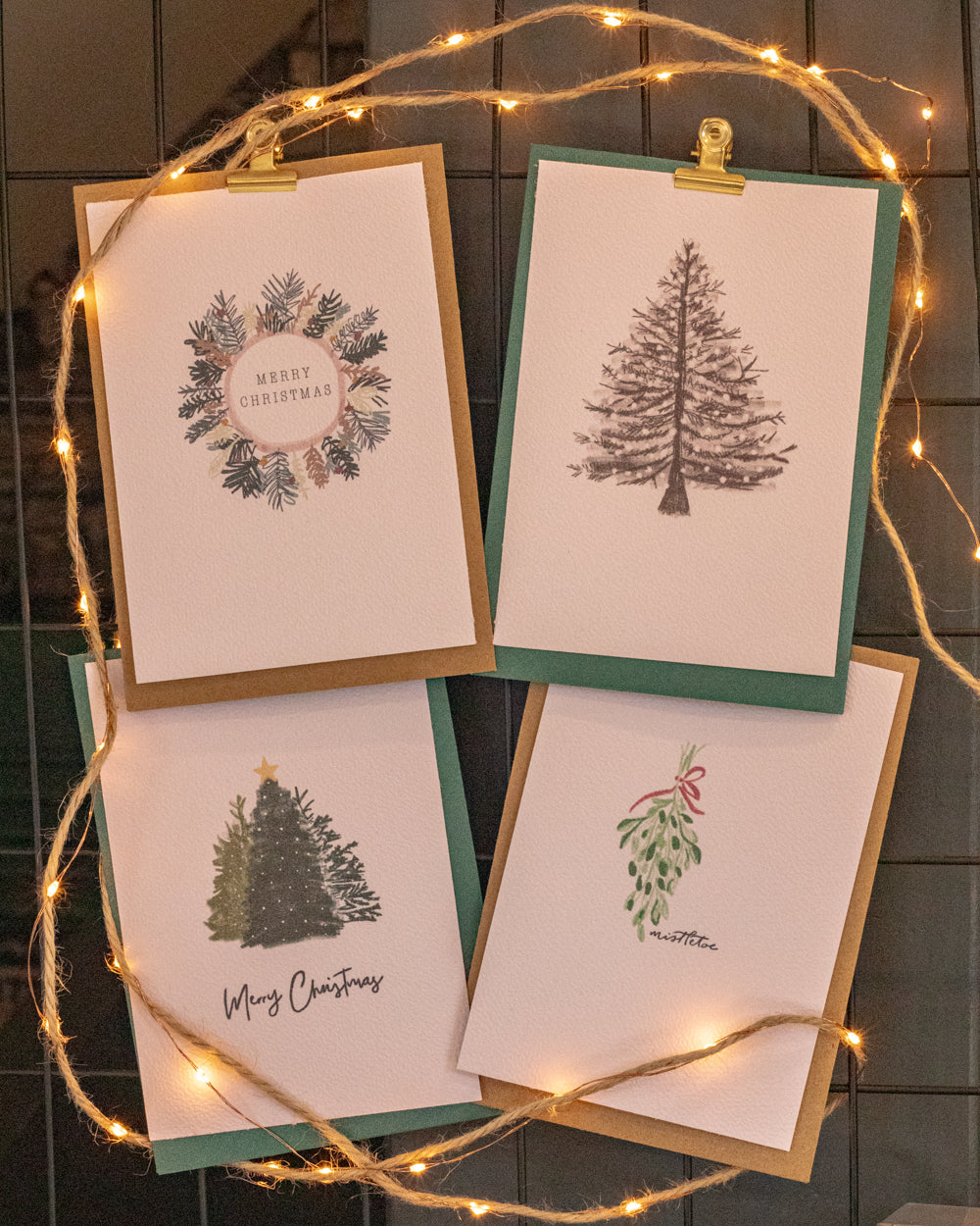 Christmas card package