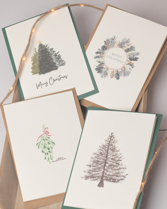 Kerstkaartenpakketje