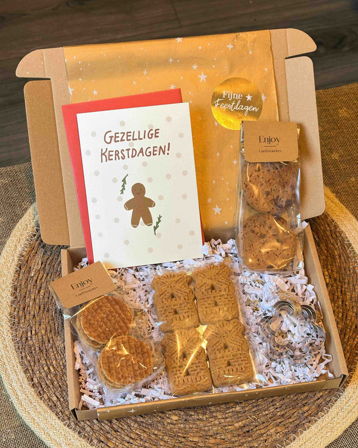 kerstpakket met koekjes