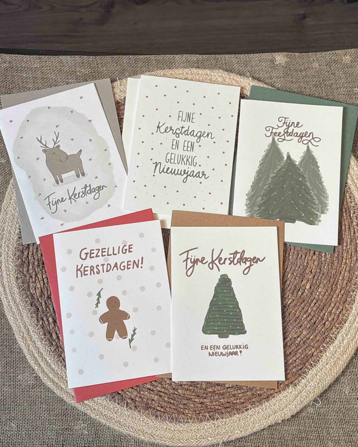 Kerstkaartenpakket 10 stuks