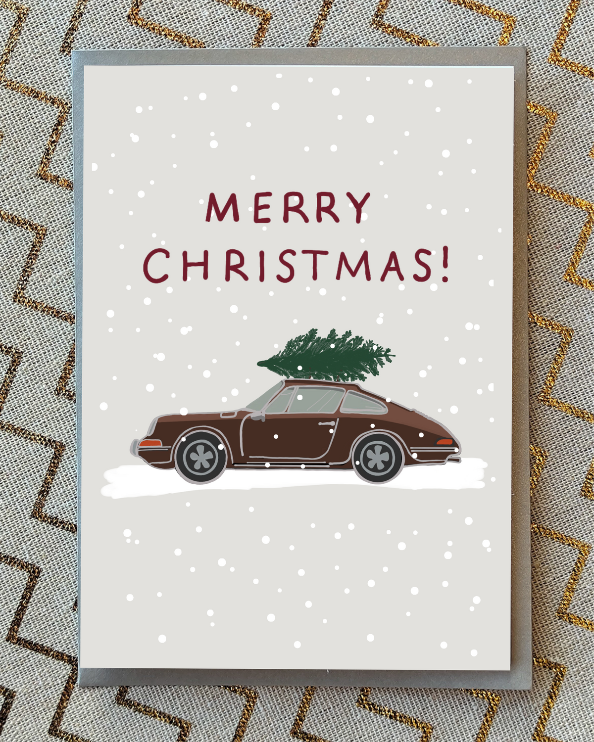 Christmas card Snow globe