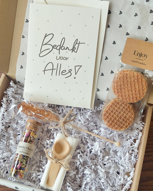 bedankje zorgpersoneel na overlijden