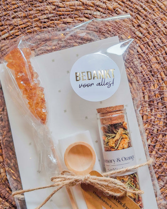 bedankt cadeautje bruiloft