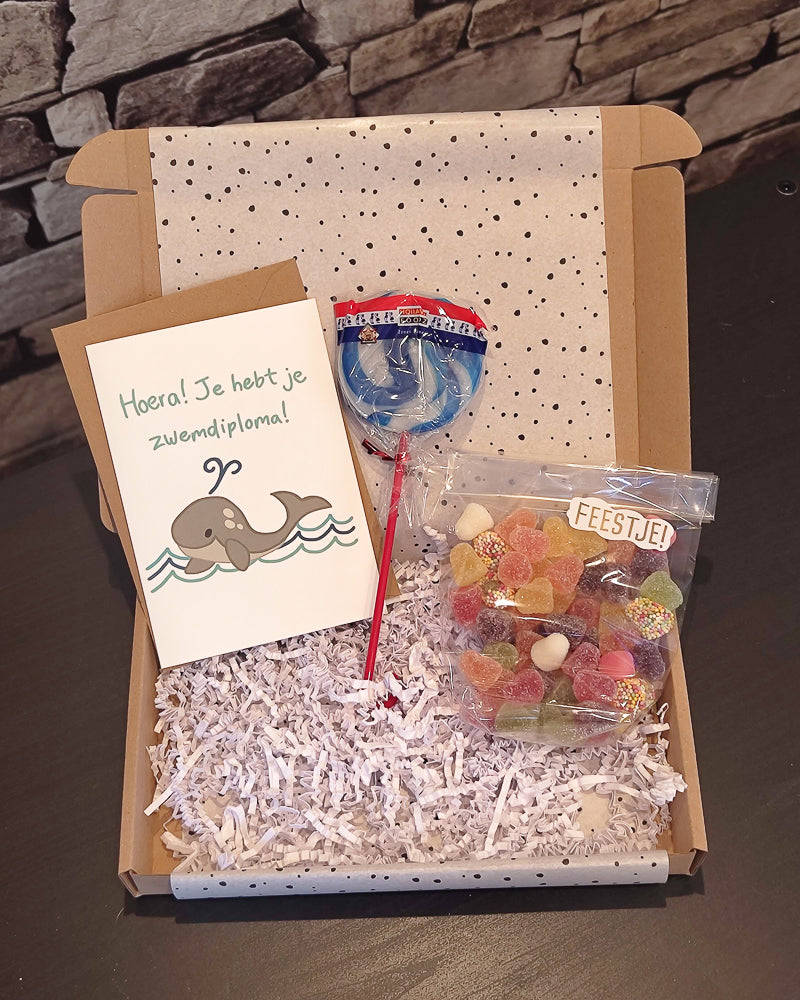 brievenbus cadeau zwemdiploma b