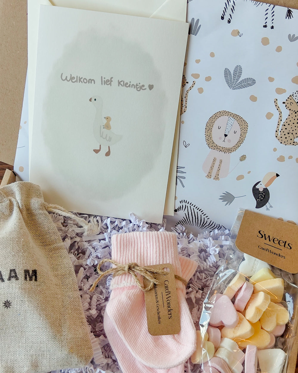 brievenbus geboorte cadeautje met naam versturen