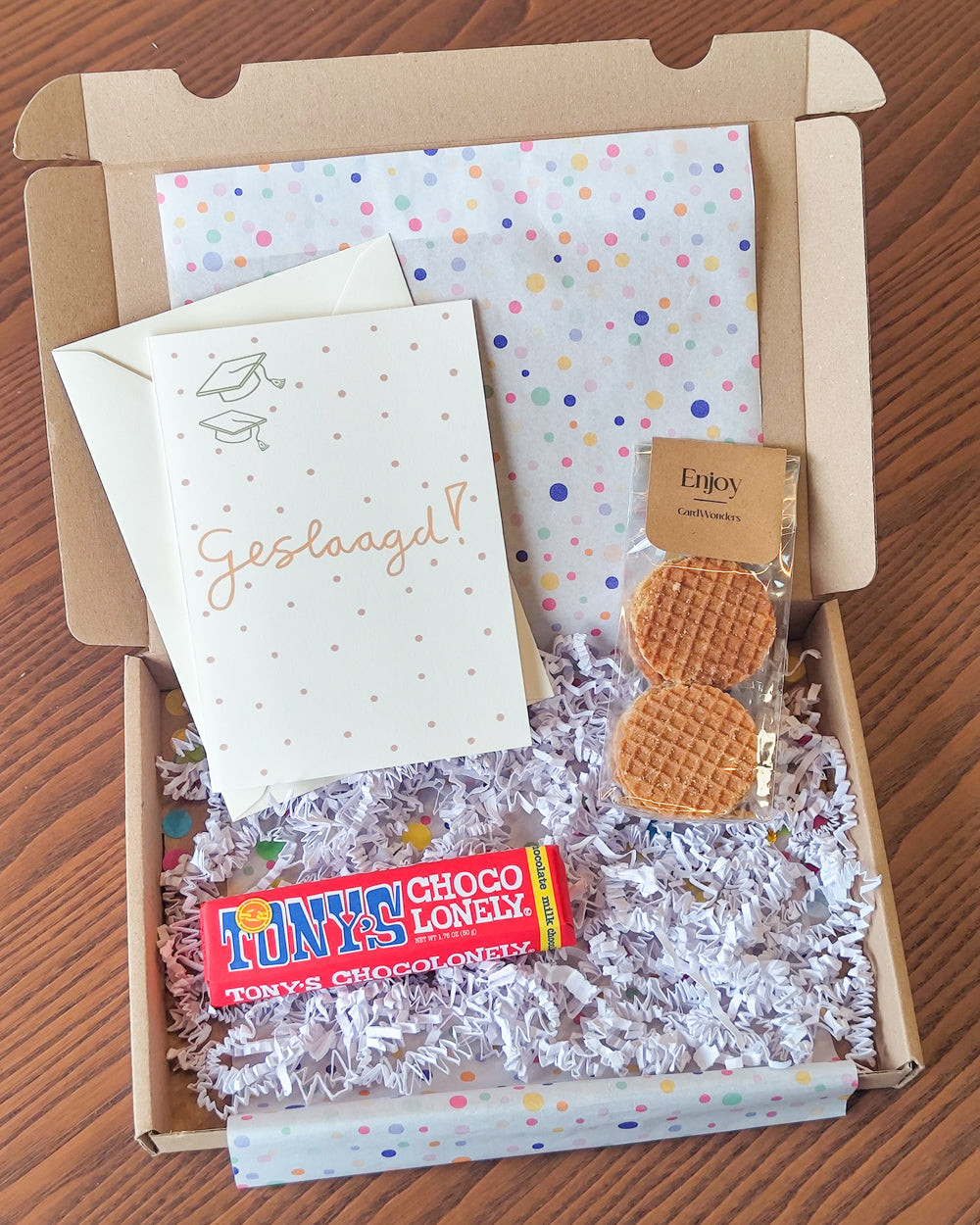 cadeau diploma behaald