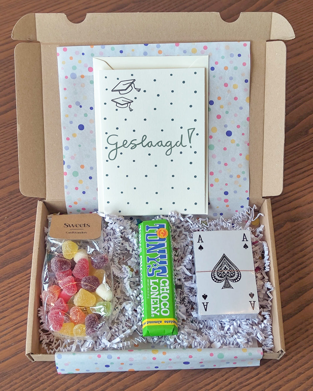 cadeau geslaagd middelbare school jongen