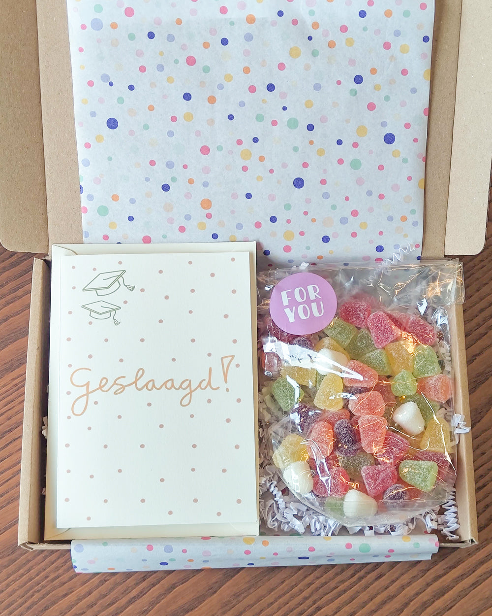 cadeau geslaagd middelbare school meisje