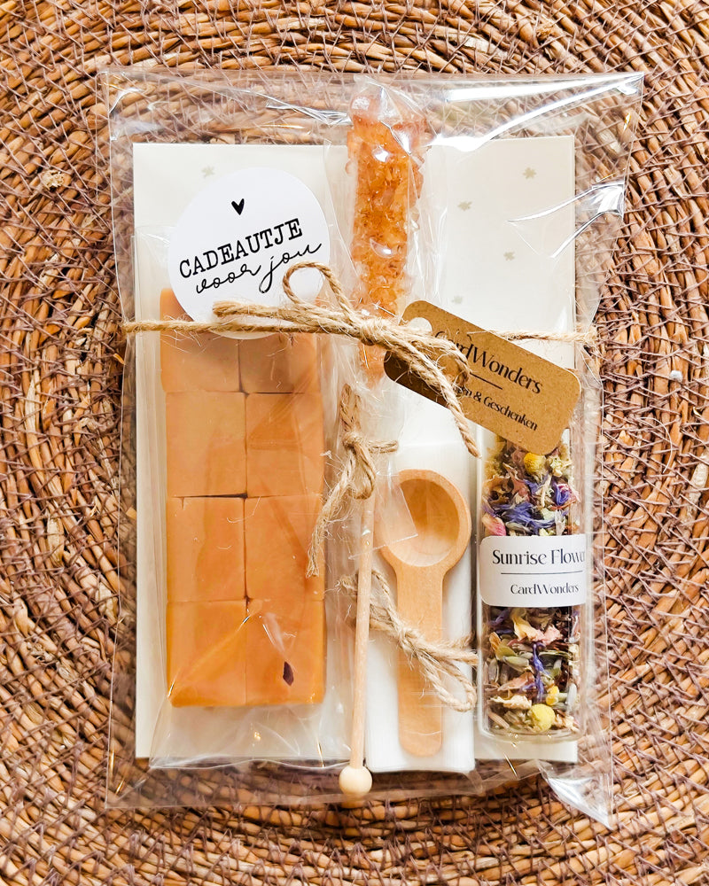 cadeautje met thee