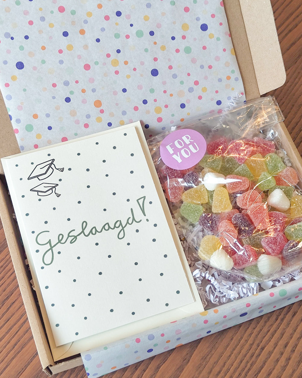 geslaagd cadeau jongen sturen