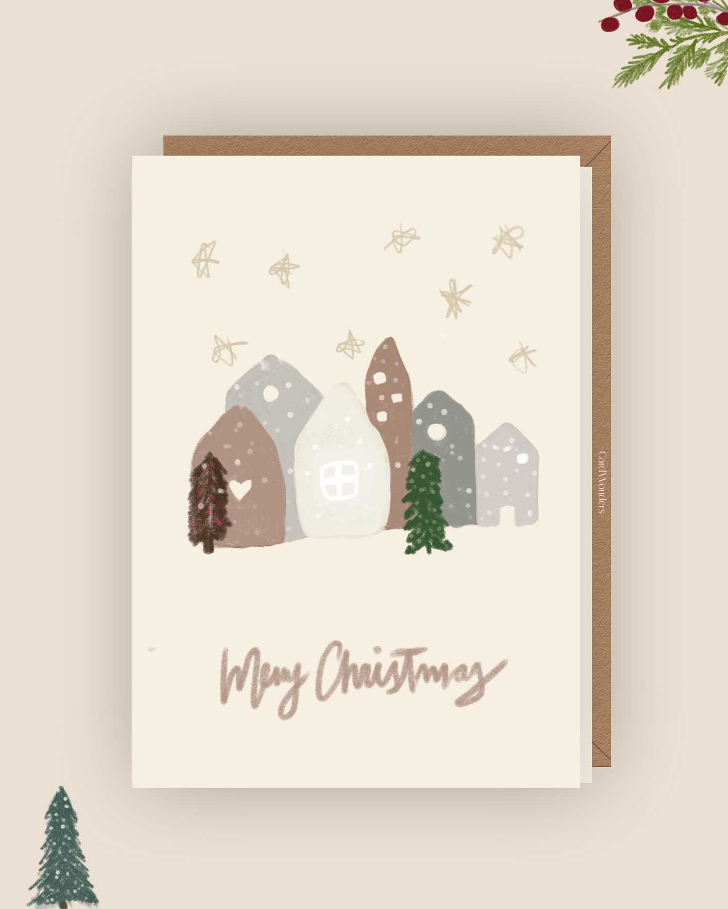 Christmas Card Houses