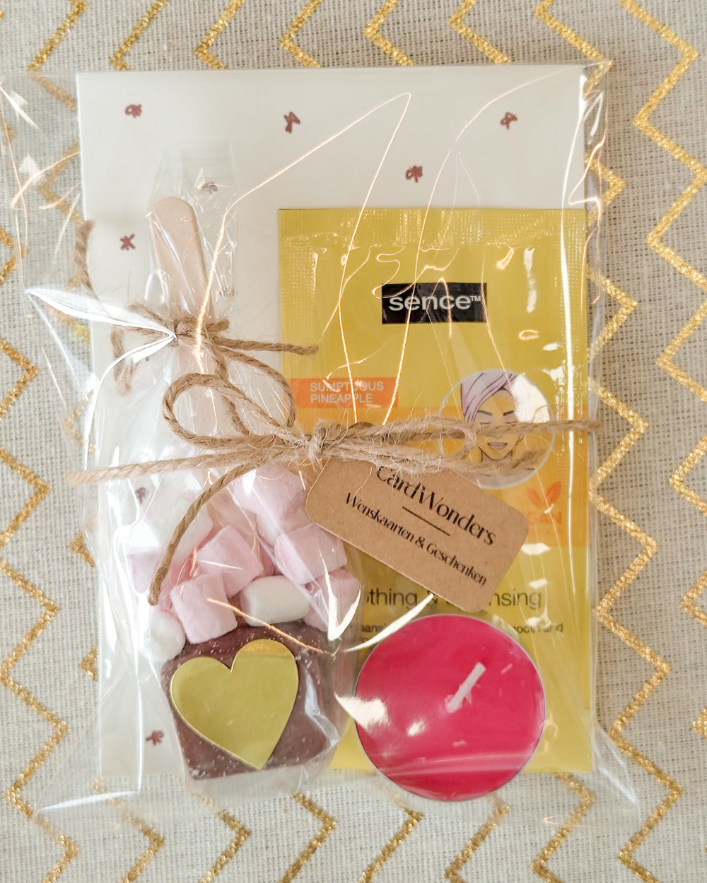 Kerstcadeautje Maskertje & Chocolademelk