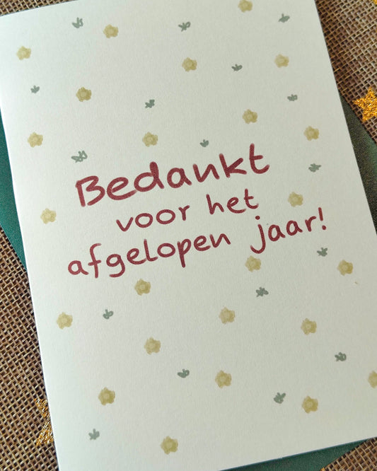 kerstkaart sturen werknemers
