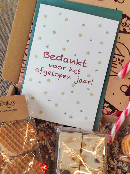 kerstpakket kleine bedrijven bedankje personeel