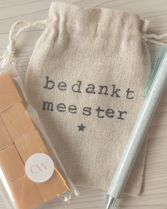 leuk cadeautje meester