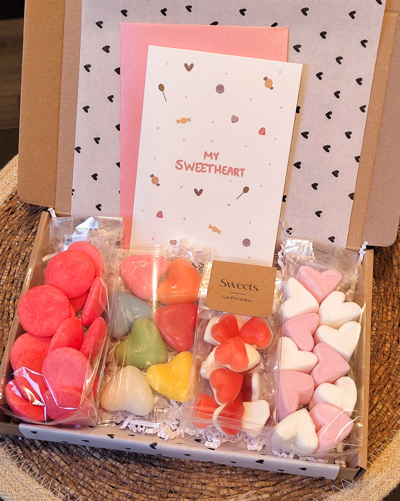 valentijns cadeau snoep