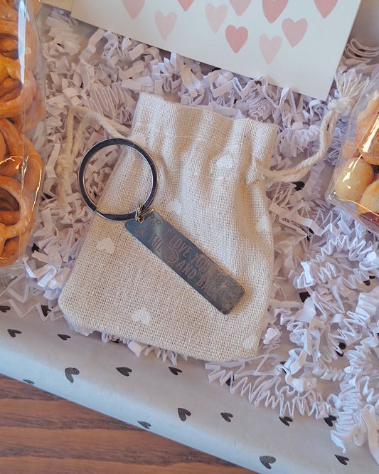 valentijnscadeau voor hem sleutelhanger