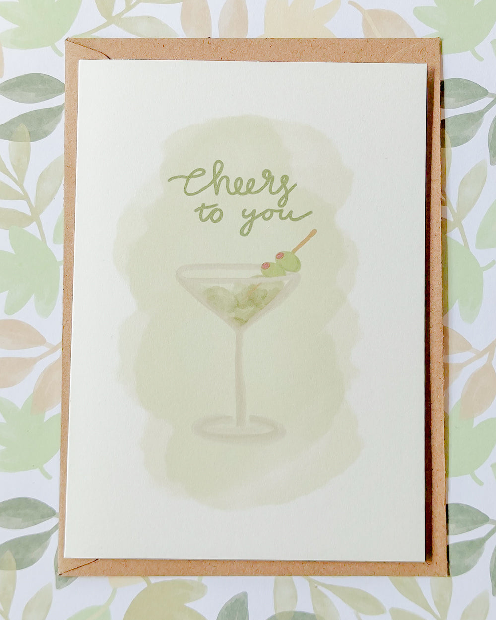 verjaardagskaart sturen cocktail vodka martini