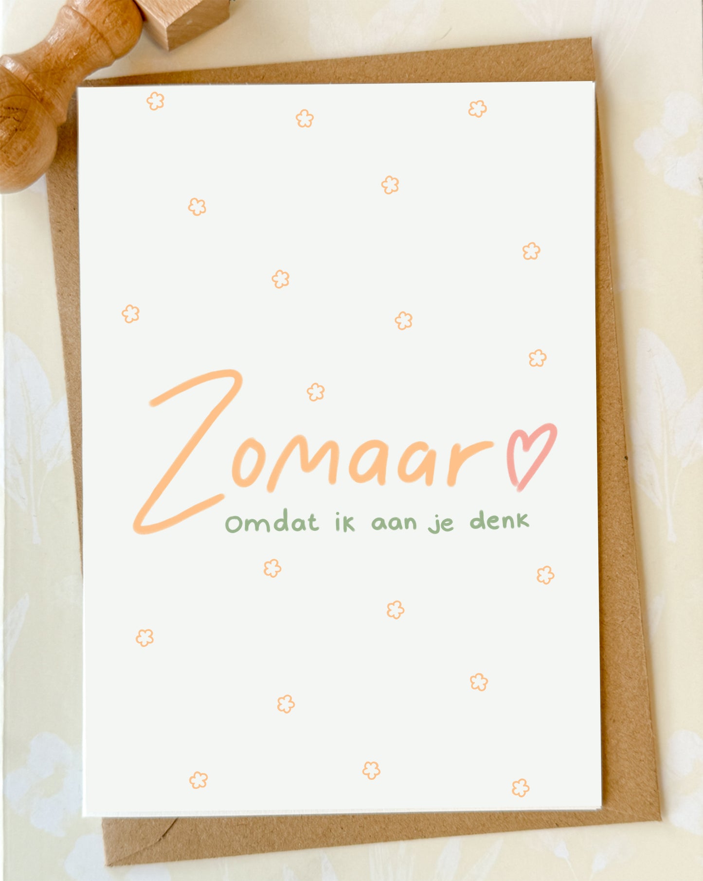 wenskaart zomaar denken aan kaart sturen