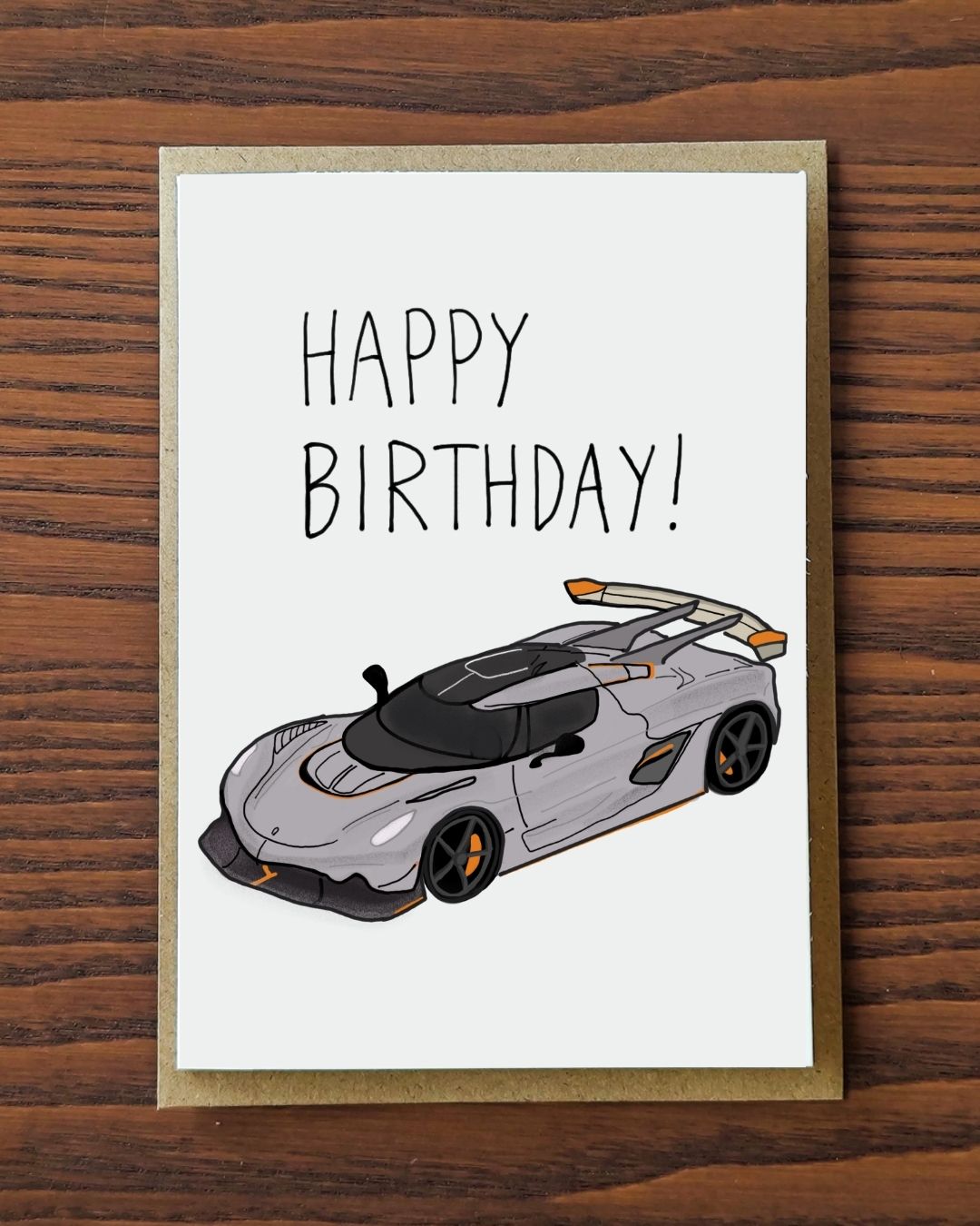 Birthday card Race car🏎️