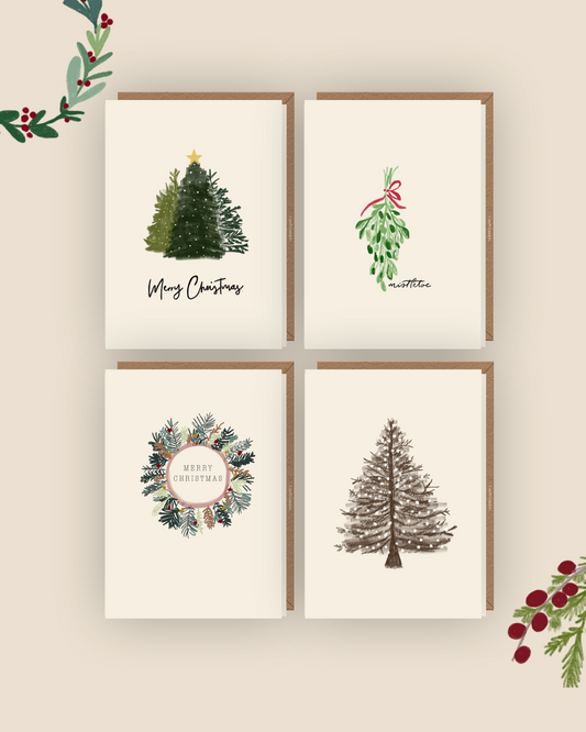 Christmas card package