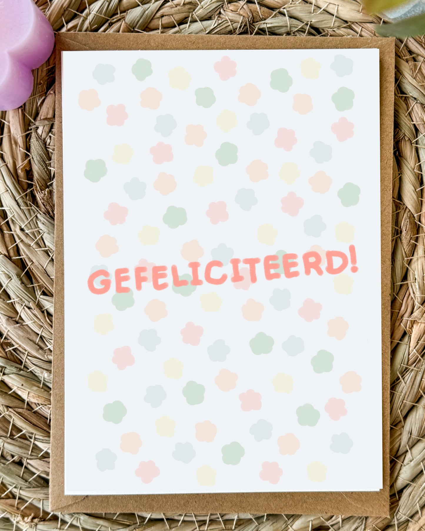 Verjaardagskaart Bloemetjes 🌸