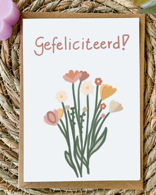 verjaardagskaart bloemen versturen