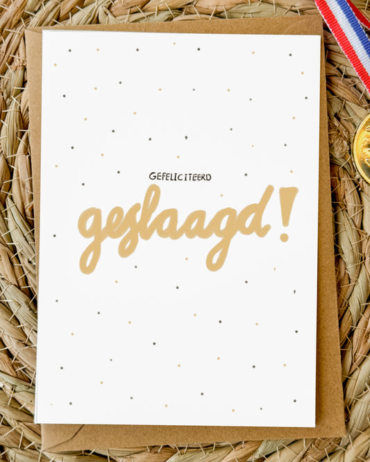 Greeting card Graduation