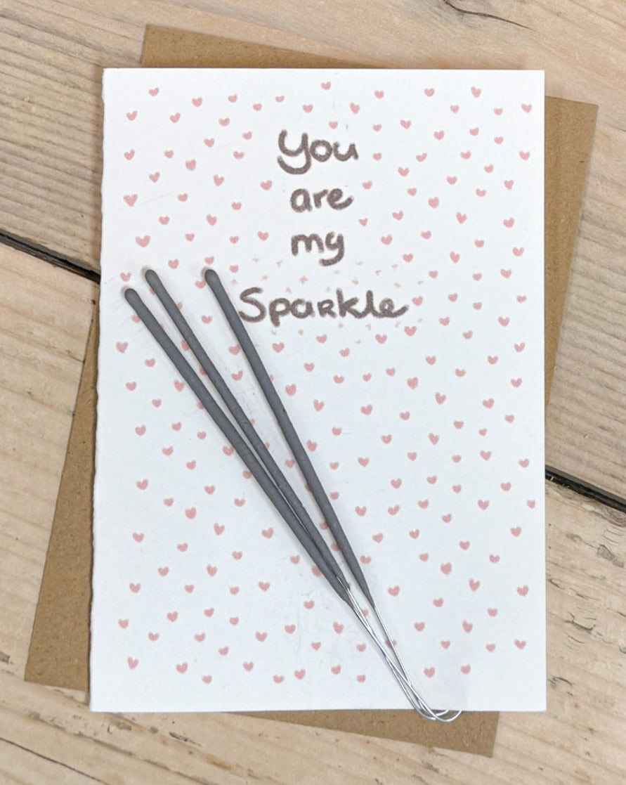 Valentijnskaart You are my Sparkle met Sterretjes✨