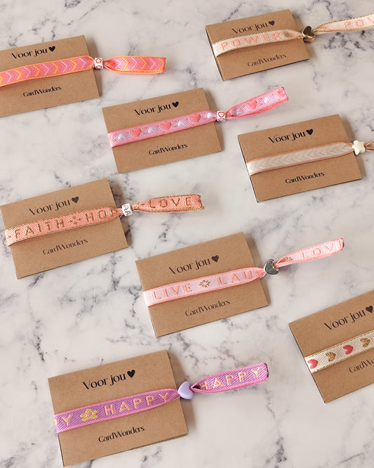 Summer Ibiza festival wristbands Pink💖