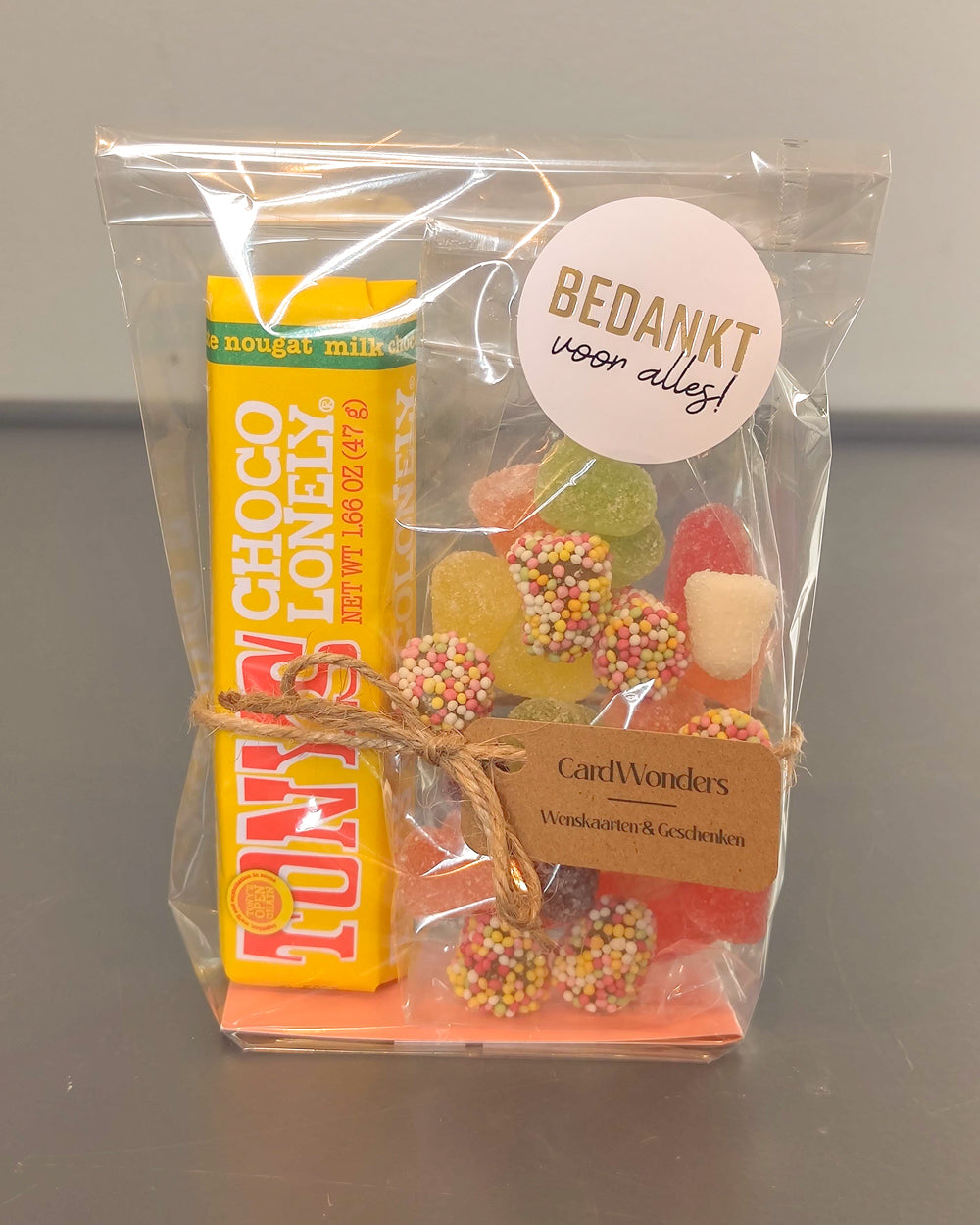 Bedankt Cadeautje Snoep & Chocola