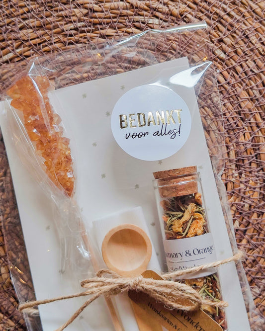 Bedankt Cadeautje Luxe thee