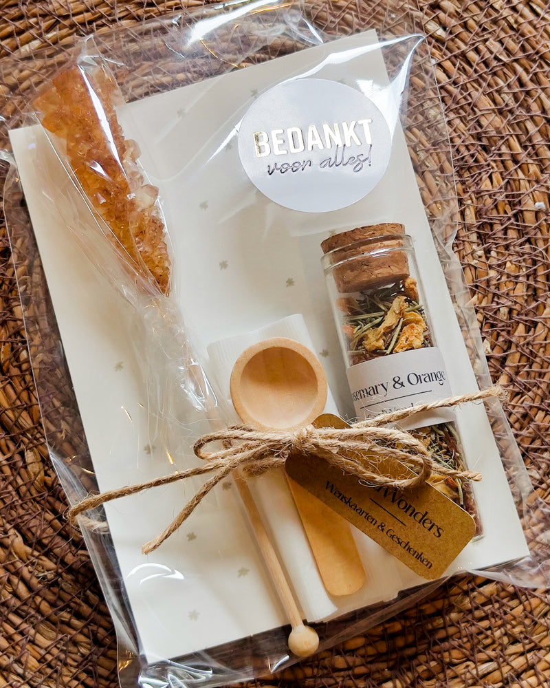 Bedankt Cadeautje Luxe thee