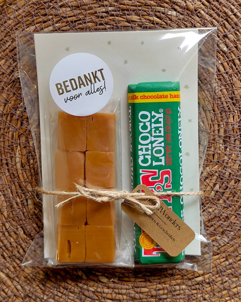 Bedankt Cadeautje Fudge