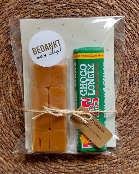 Bedankt Cadeautje Fudge