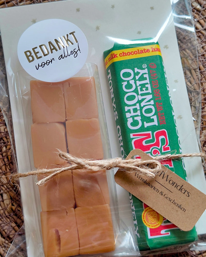 Bedankt Cadeautje Fudge