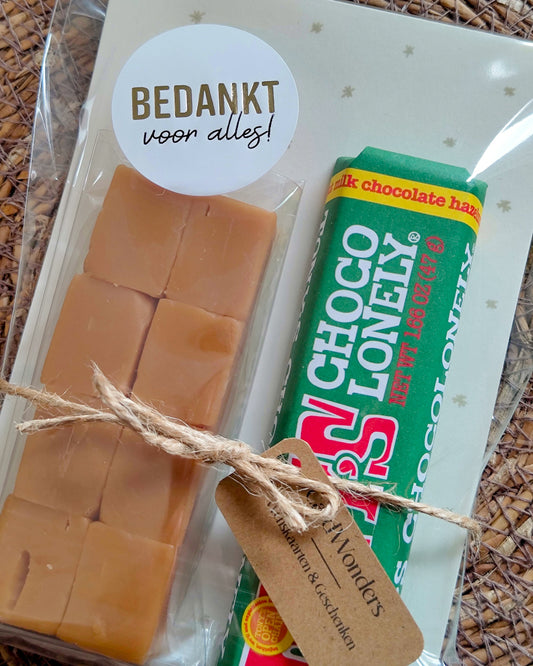 Bedankt Cadeautje Fudge