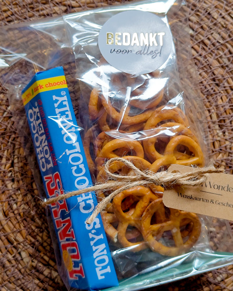 Bedankt Cadeautje Zoutjes & Chocola