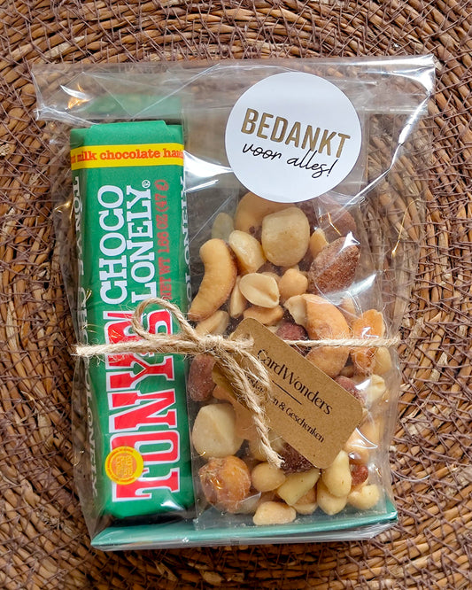 Bedankt cadeautje Nootjes